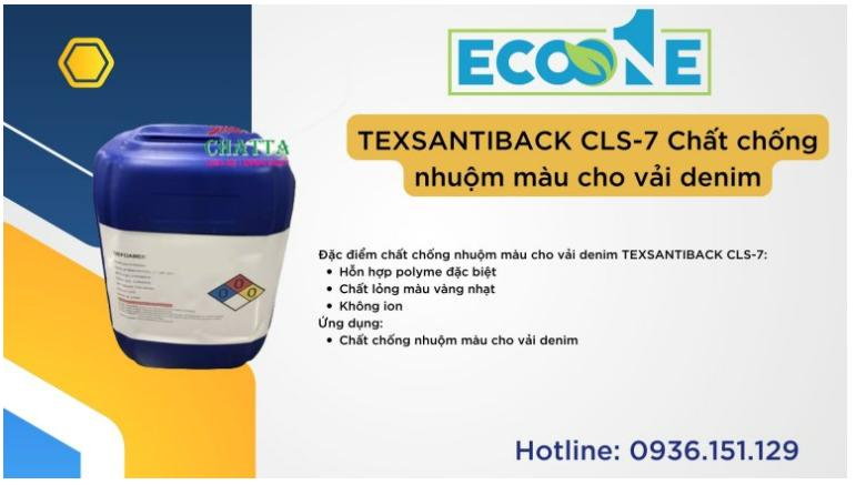 TEXSANTIBACK CLS-7 Chất chống nhuộm màu cho vải denim